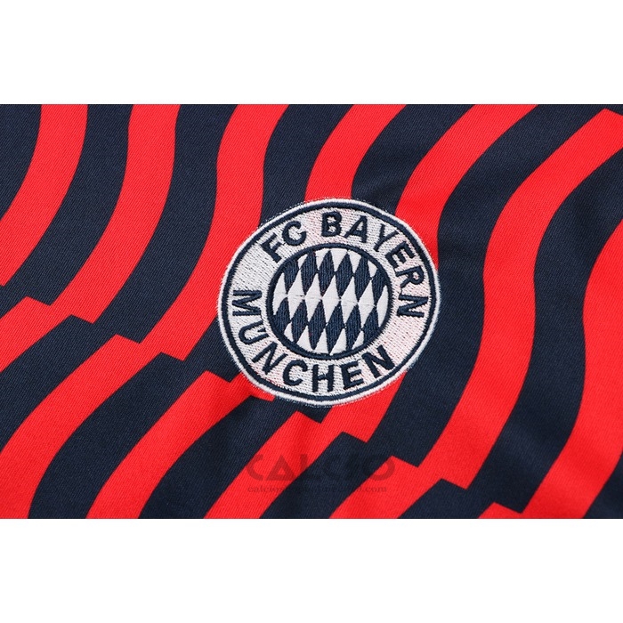 Tuta da Track Bayern Monaco Manica Corta 2022 Rosso